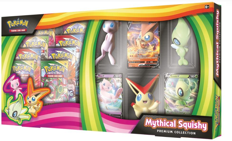 Mythical Squishy Premium Collection from Evolving Skies Pokémon card set